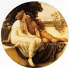 Lord Frederick Leighton Famous Paintings - Acme and Septimus
